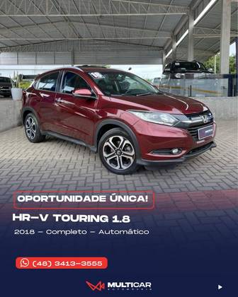 HONDA HR-V 1.8 16V FLEX TOURING 4P AUTOMÁTICO HONDA HR-V 1.8 16V FLEX TOURING 4P AUTOMÁTICO